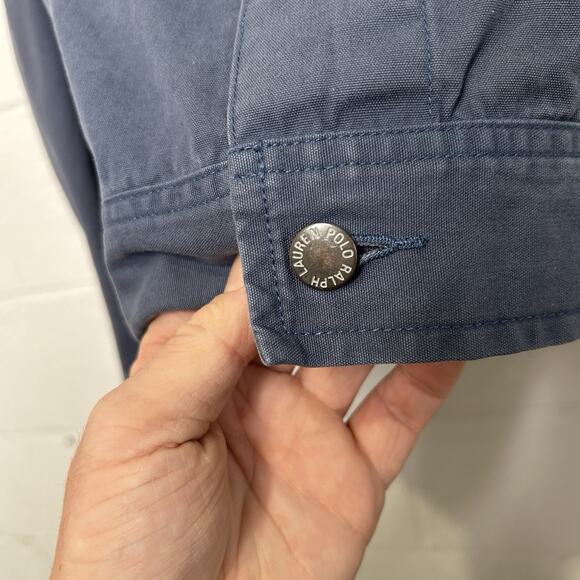 Vintage Polo Ralph Lauren Cotton 101-J Trucker Jacket “Blue” - Picture 5 of 7